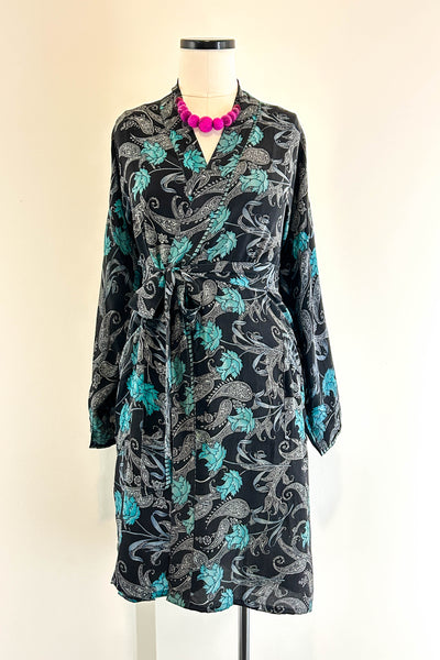 Short Upcycled Robe ~ Mystique