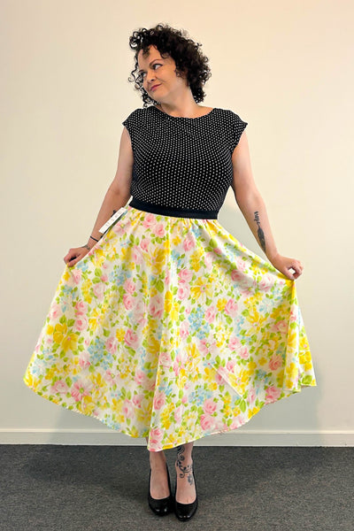 Petal Confetti Dress w/ Pockets LARGE