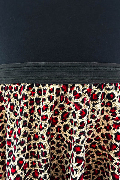 Red Cat Dress w/ Pockets LARGE