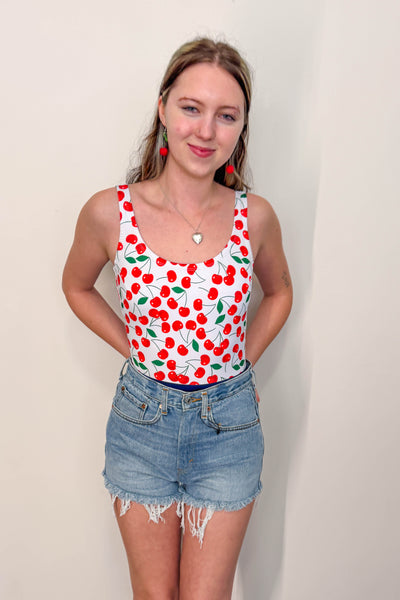 Farrah Swimsuit in Cherries On Top