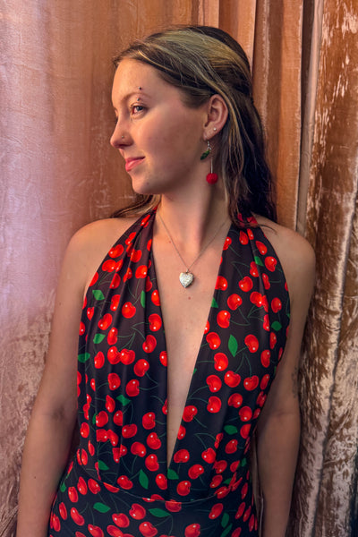 Carmen Swimsuit in Black Cherry
