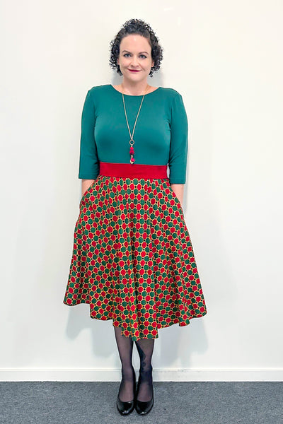 Golden Rings Dress w/ Pockets MEDIUM