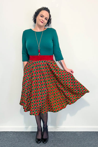 Golden Rings Dress w/ Pockets MEDIUM