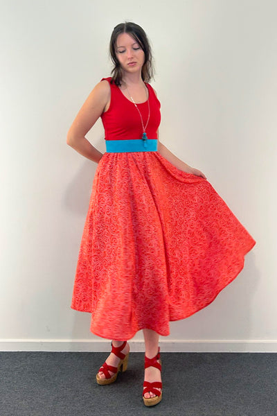 Fiesta Dress w/ Pockets SMALL