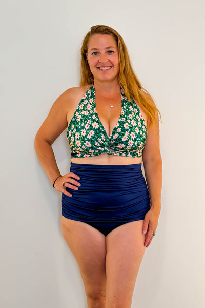 Gina Top in Meadow & Black