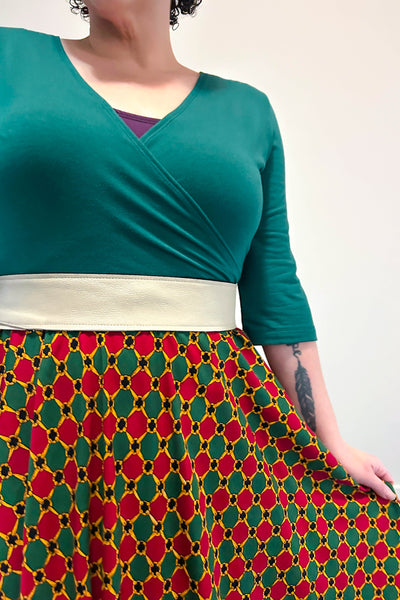 Golden Rings Dress w/ Pockets MEDIUM