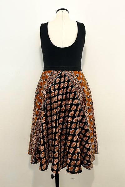 Saffron Nights Dress with Pockets - Large