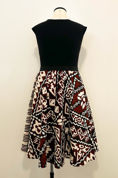 Batik Noir Reversible Dress with Pockets - Large