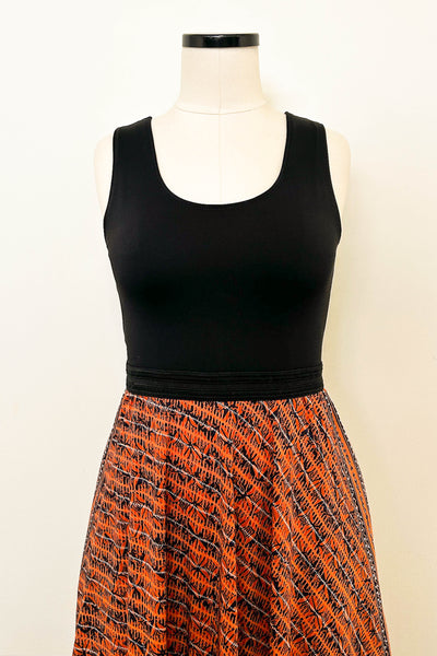 Ember Lines Tank Dress with Pockets - Medium