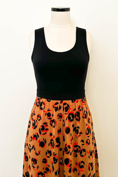 Cinnamon Rose Tank Dress with Pockets - Medium