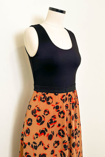 Cinnamon Rose Tank Dress with Pockets - Medium