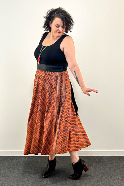 Ember Lines Tank Dress with Pockets - Medium