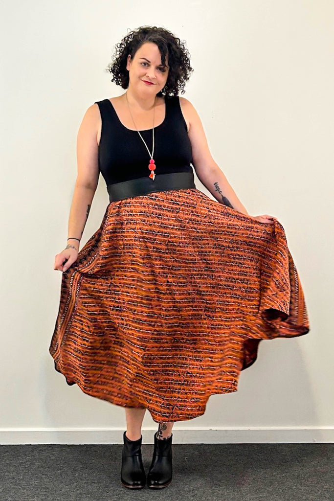 Ember Lines Tank Dress with Pockets - Medium