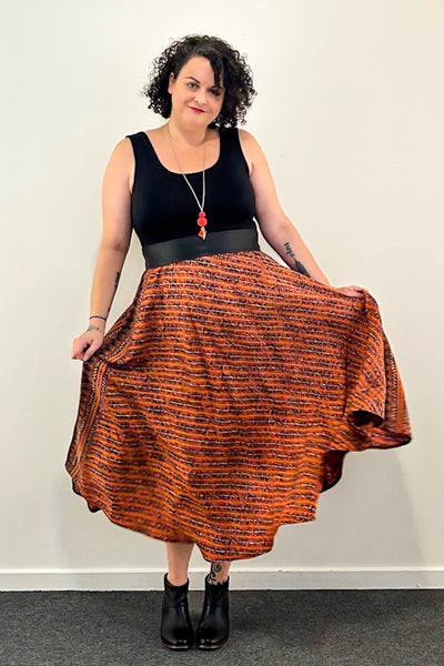 Ember Lines Tank Dress with Pockets - Medium