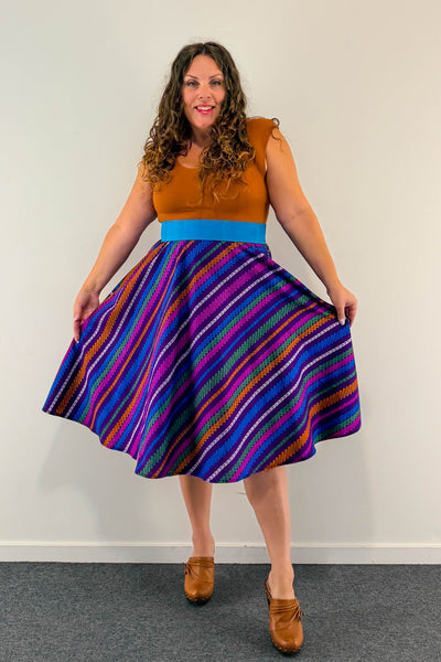 Market Day Reversible Dress with Pockets - Medium