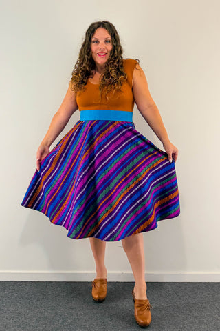 Market Day Reversible Dress with Pockets - Medium