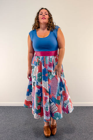 Desert Mosaic Reversible Dress with Pockets - Medium