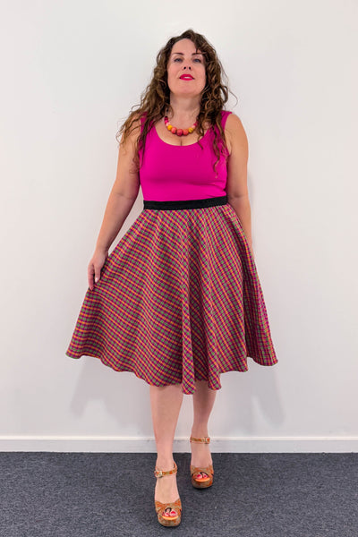 Fuchsia La La Dress w/ Pockets MEDIUM