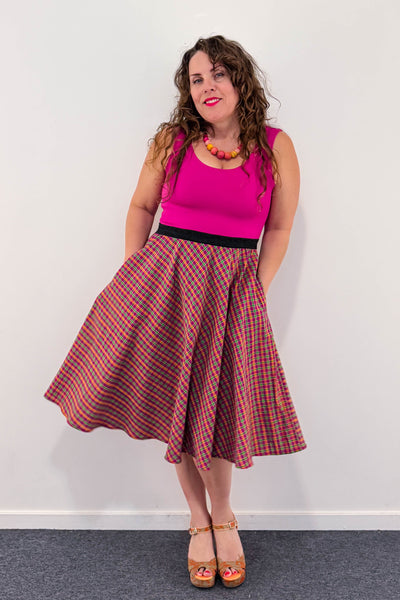 Fuchsia La La Dress w/ Pockets MEDIUM