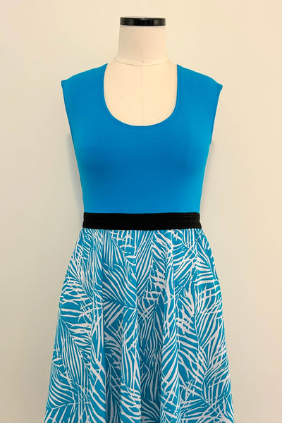 Azure Tide Dress w/ Pockets SMALL