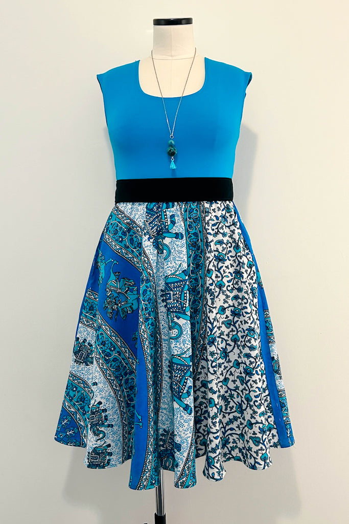 Ocean Bazaar Dress w/ Pockets LARGE