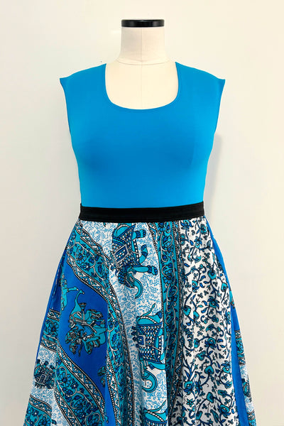 Ocean Bazaar Dress w/ Pockets LARGE