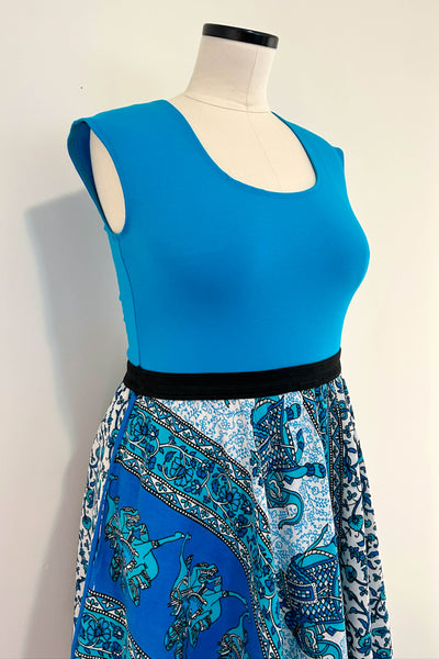 Ocean Bazaar Dress w/ Pockets LARGE