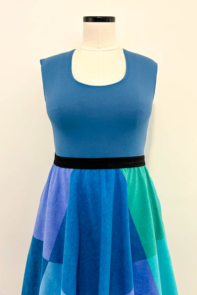 Sea Glass Dress w/ Pockets LARGE