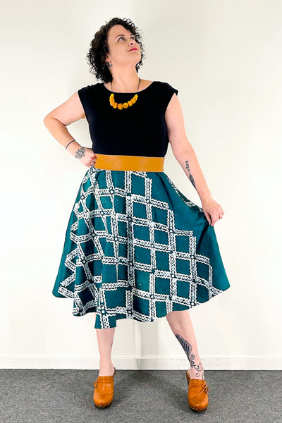 Jade Lagoon Dress w/ Pockets MEDIUM