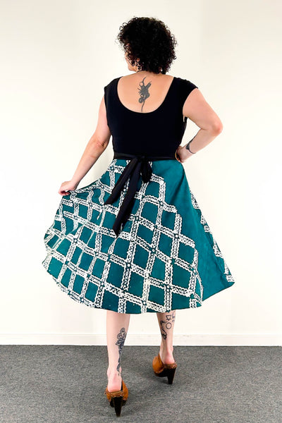 Jade Lagoon Dress w/ Pockets MEDIUM