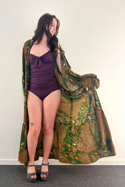 Liz Swimsuit in Eggplant