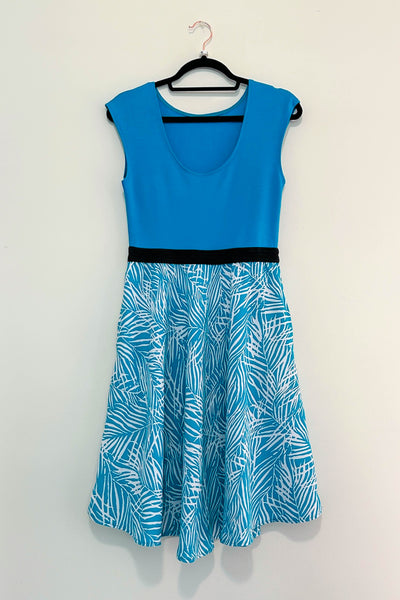 Azure Tide Dress w/ Pockets SMALL