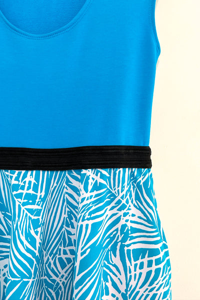 Azure Tide Dress w/ Pockets SMALL