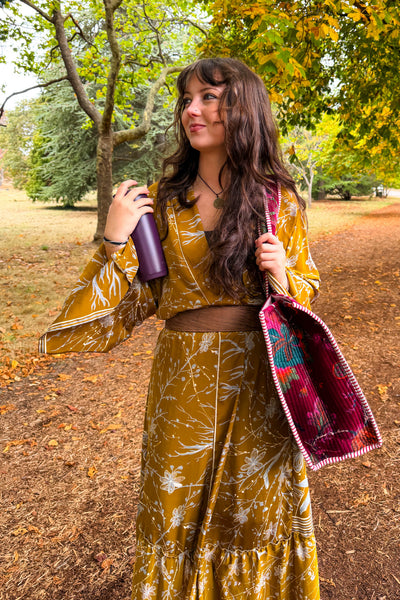 Angel Wing Upcycled Dress ~ Ophelia