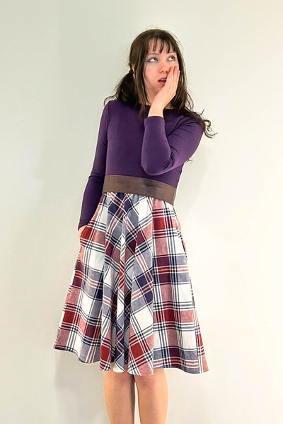 Dani Top in Eggplant