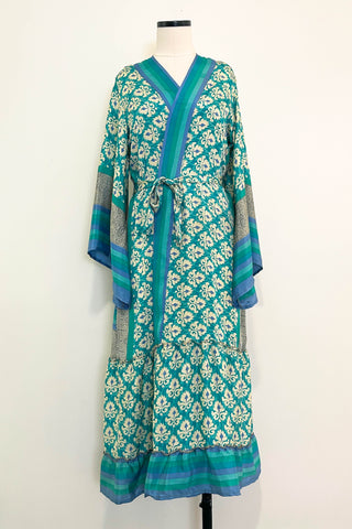 Angel Wing Upcycled Dress ~ Lagoon Light