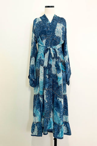 Angel Wing Upcycled Dress ~ Deep Current