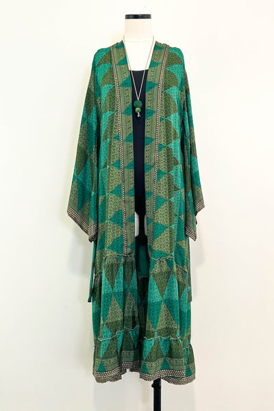 Angel Wing Upcycled Dress ~ Jade Goddess