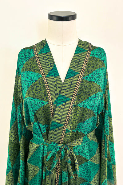 Angel Wing Upcycled Dress ~ Jade Goddess