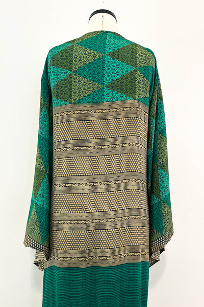 Angel Wing Upcycled Dress ~ Jade Goddess