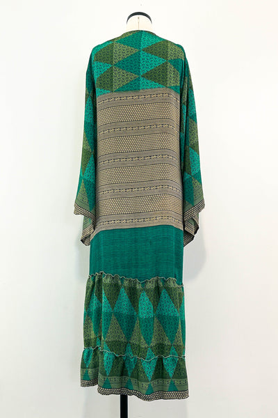 Angel Wing Upcycled Dress ~ Jade Goddess