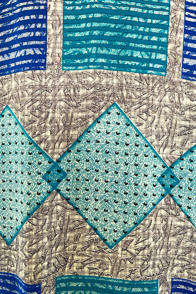 Short Upcycled Kimono Robe ~ Sapphira Cristal