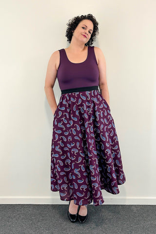 Paisley Dress w/ Pockets MEDIUM