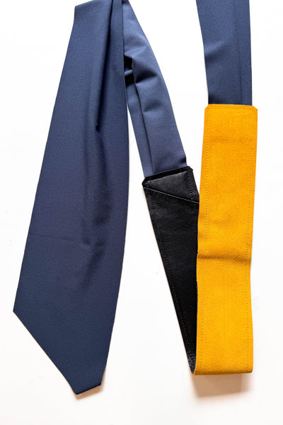 Marigold Suede Wrap Belt