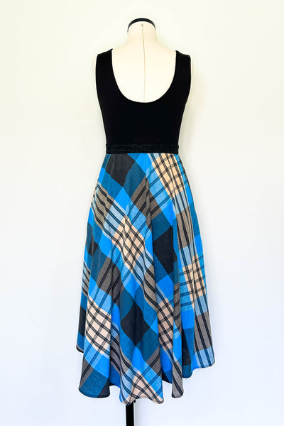 Windowpane Dress w/ Pockets MEDIUM
