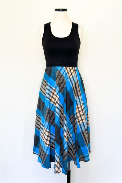 Windowpane Dress w/ Pockets MEDIUM