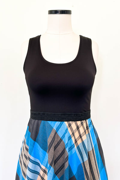 Windowpane Dress w/ Pockets MEDIUM