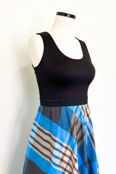 Windowpane Dress w/ Pockets MEDIUM