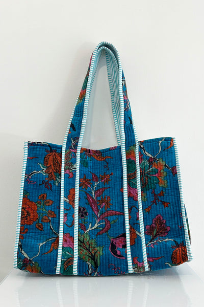 Velvet Tote ~ Teal