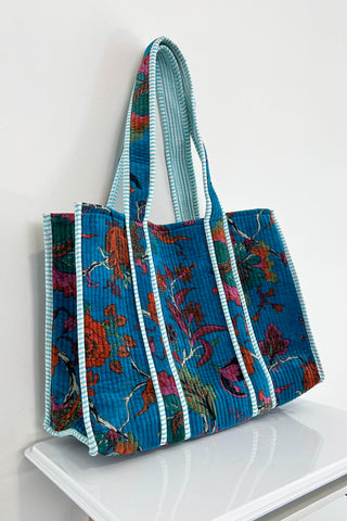 Velvet Tote ~ Teal